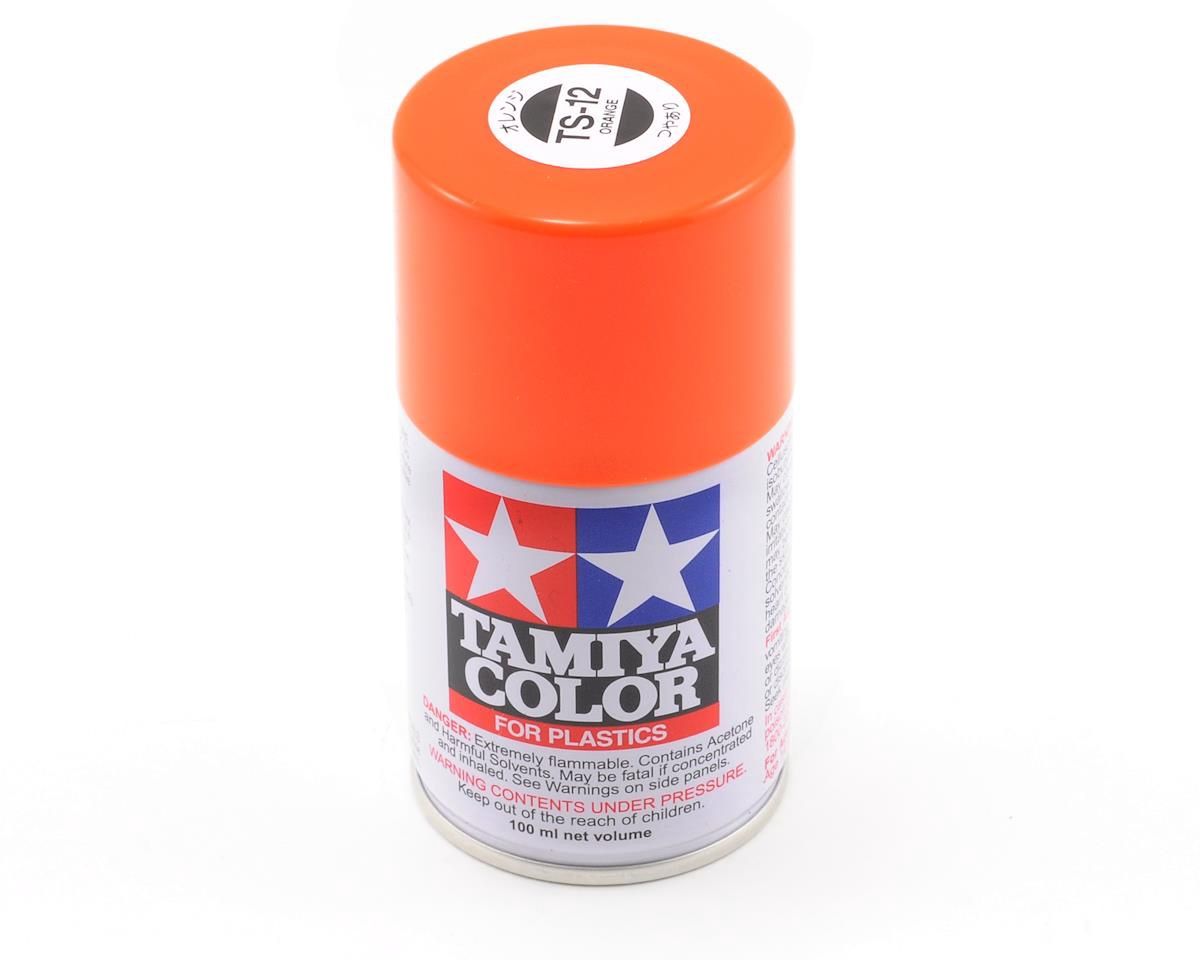 Lacquer Spray Paint, TS-12 Orange - 100ml Spray Can