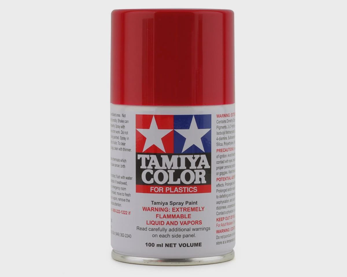 Lacquer Spray Paint, TS-95 Metallic Red - 100ml Spray Can