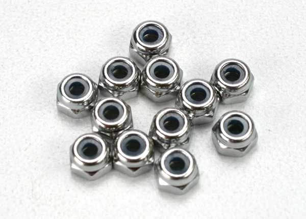 2.5 mm Nylon Lock Nuts (12)