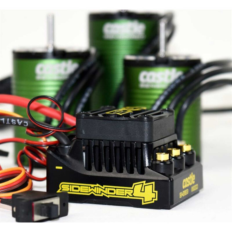 SW4 12.6V 2A BEC WP SL ESC, 1410-3800 5mm Sens Mt