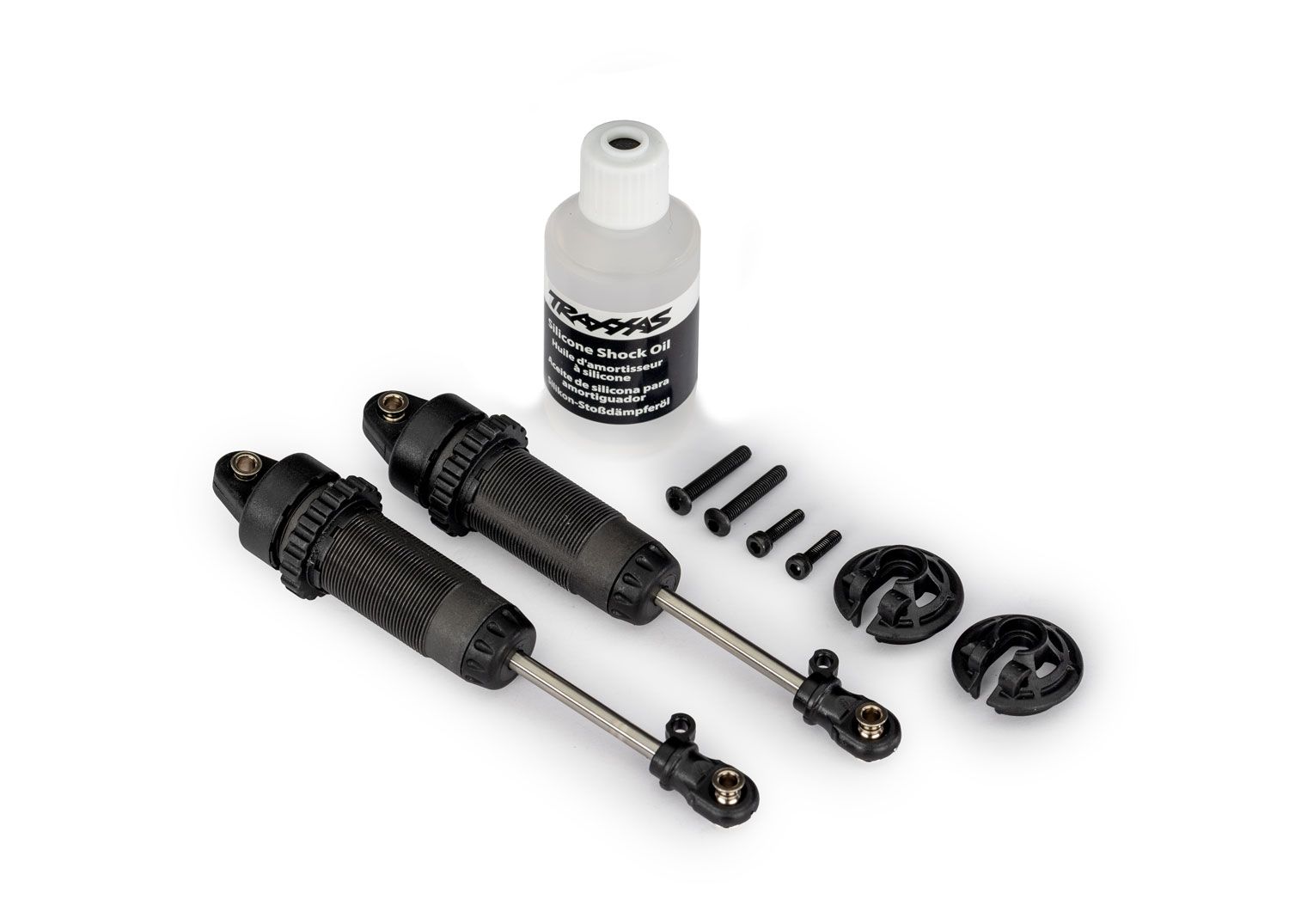 1/10 Gray Composite XX-Long GTR Shocks (2), Color: gray