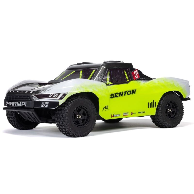 1/10 SENTON 4X4 223S BLX BRUSHLESS SHORT COURSE TRUCK RTR WITH DSC, Color: Yellow