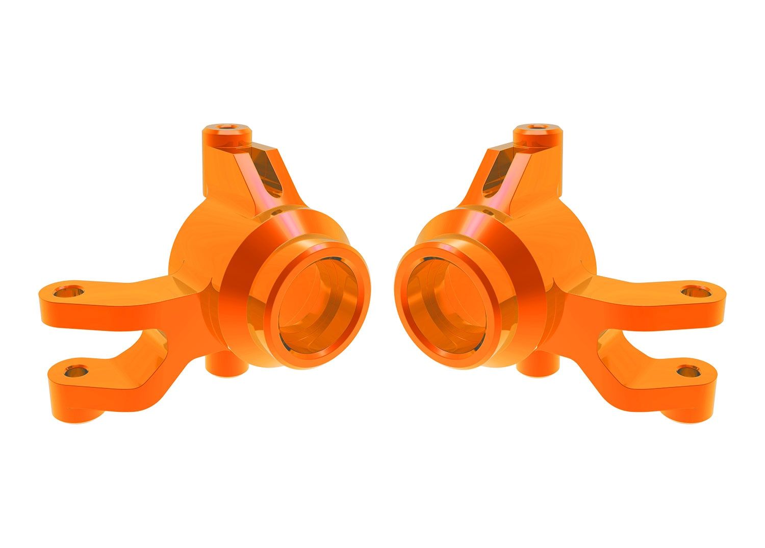 STEERING BLOCKS L&amp;R ALUM    #10734, Color: Orange