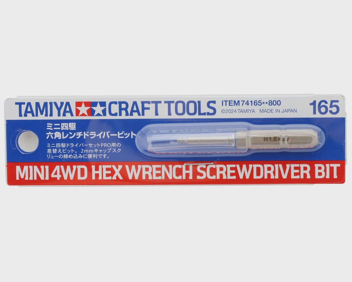 Tamiya Mini 4WD Hex Wrench Screwdriver Bit