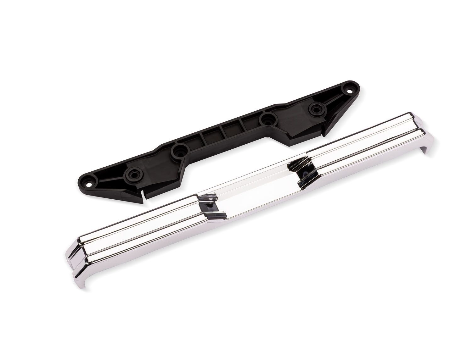 X-Truck BIGFOOT #8 4X4 Chrome Rear Bumper w/ Support