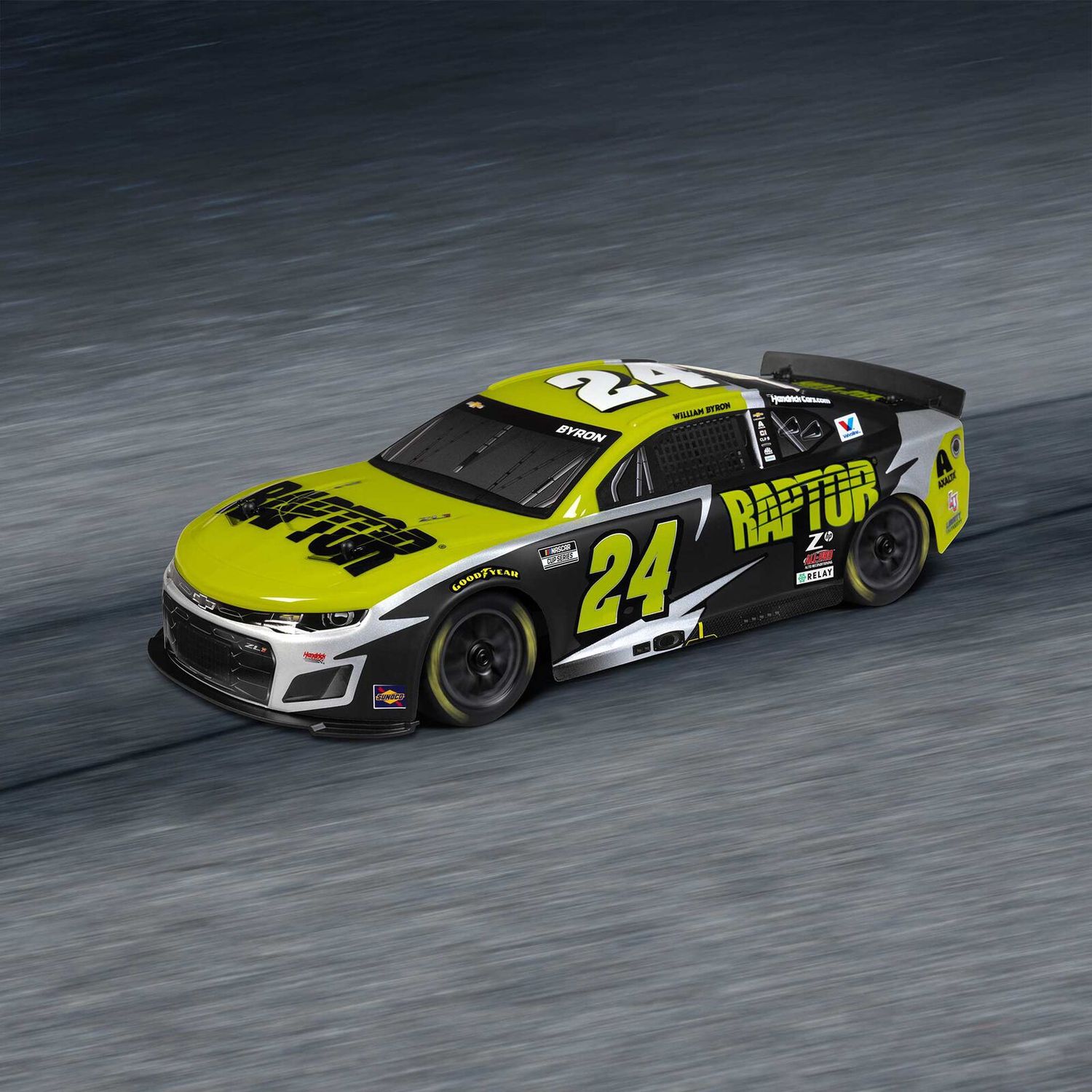 1/12 NASCAR RC Race Car William Byron No. 24 Raptor 2025 Chevrolet Camaro ZL1 2S AWD RTR Brushed On-Road (Battery &amp; Charger Included)