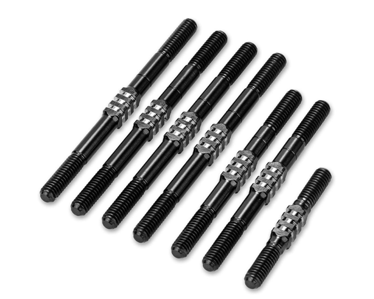 JConcepts Schumacher Cat PB Fin Titanium Turnbuckle Set (Black)