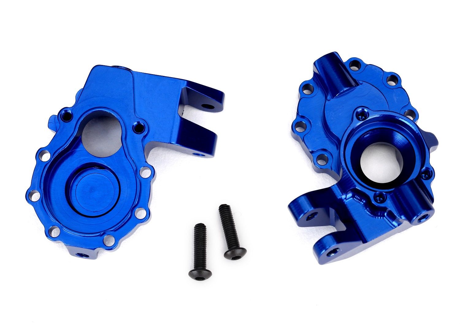 Aluminum Inner Front Portal Housings (2), Color: BLUE