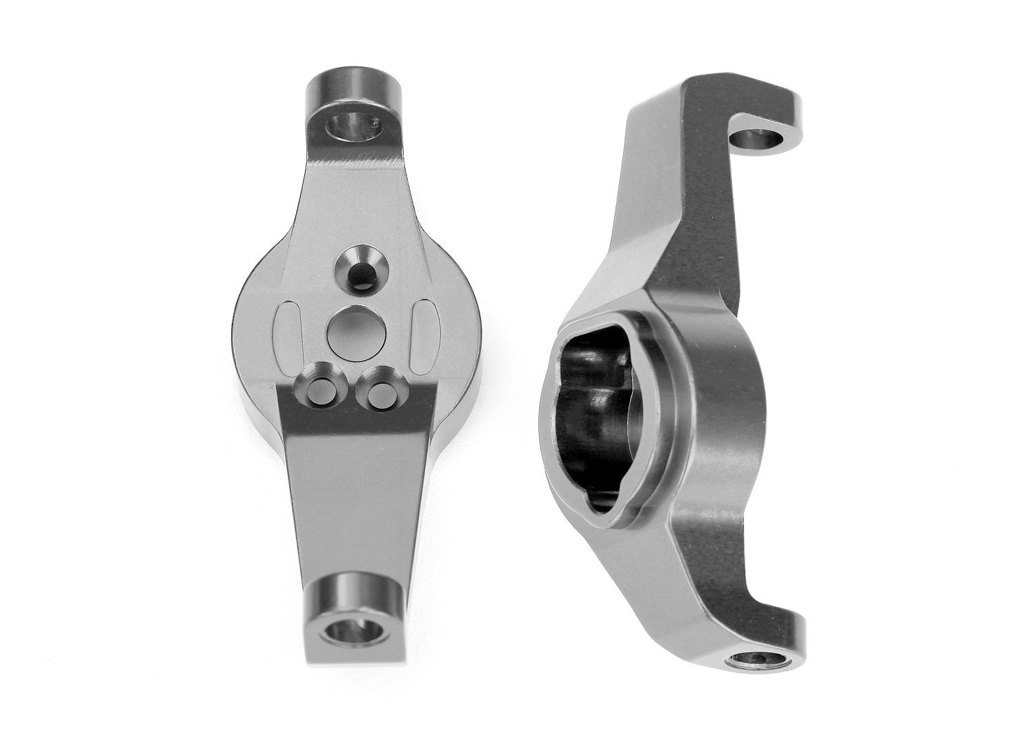 Gray Aluminum Caster Blocks (L&amp;R), Color: GRAY