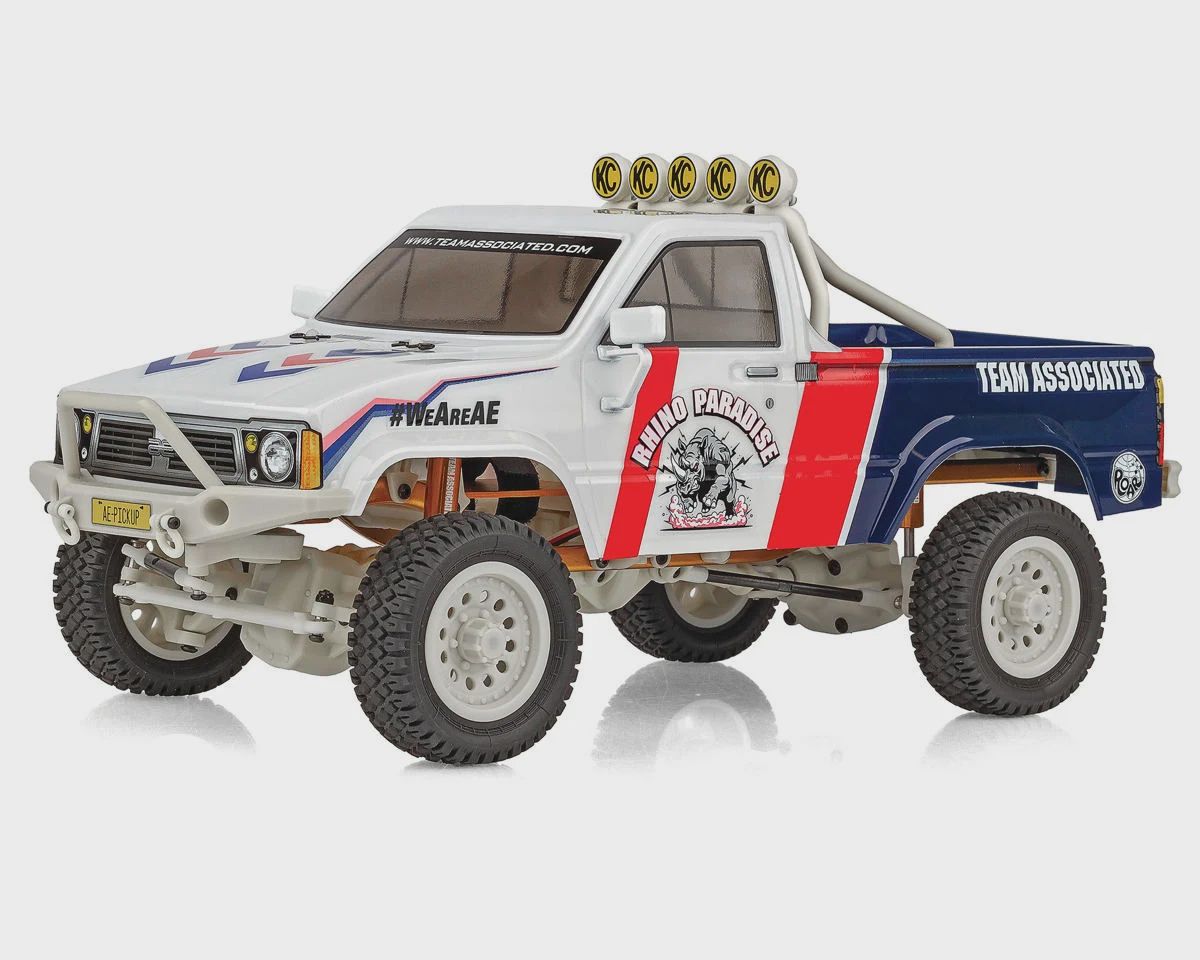Team Associated RC10 Pickup Truck 1/12 4x4 Rock Crawler Kit (Clear)