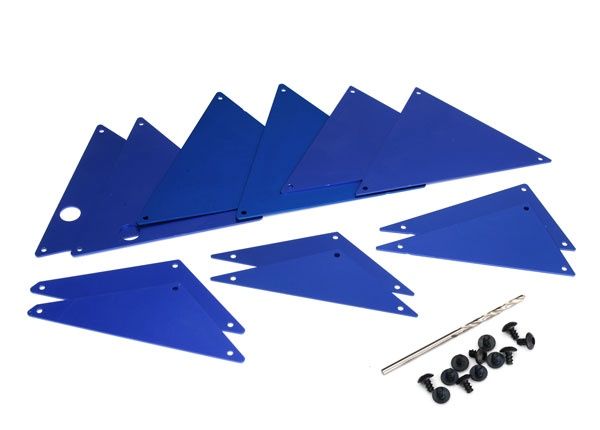 Skip to the beginning of the images gallery UDR Blue Aluminum Tube Chassis Inner Panel Set