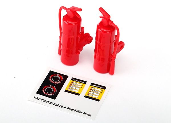 UDR Replica Red Fire Extinguishers with Decals (2)