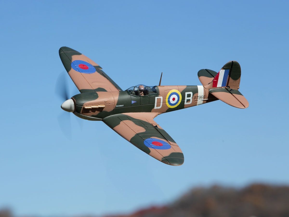 RAF Spitfire BL 500mm RTF Warbird with PASS (Pilot Assist Stability Software) System
