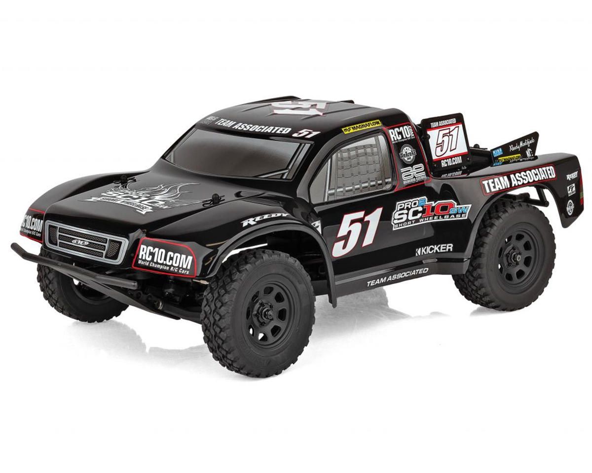 Team Associated Pro2 SC10SW 1/10 RTR 2WD Brushless Short Course Truck, Color: black