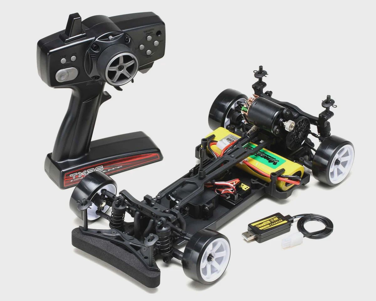 Yokomo Drift Package Pre-assembled 1/10 RWD Drift Car W/Gyro (No Body)