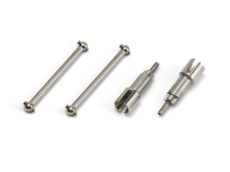 Rear Axle and Drive Shafts (Steel/2pcs) for Spryte Turbo