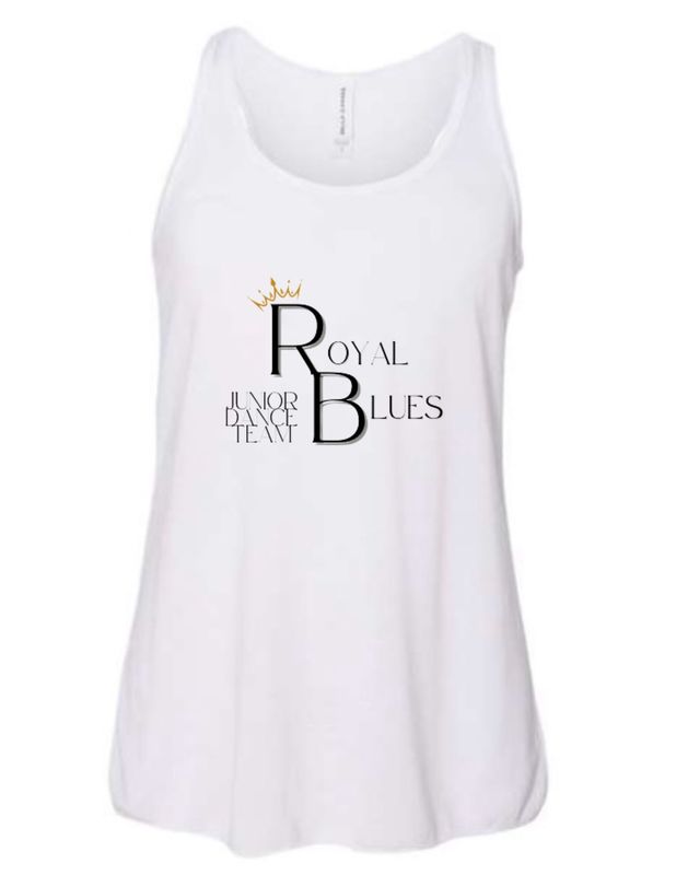 Royal Blues Flowy Tank