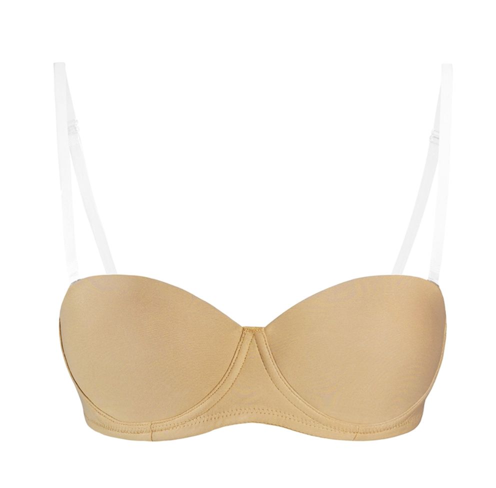 Clear Back Sweetheart Bra