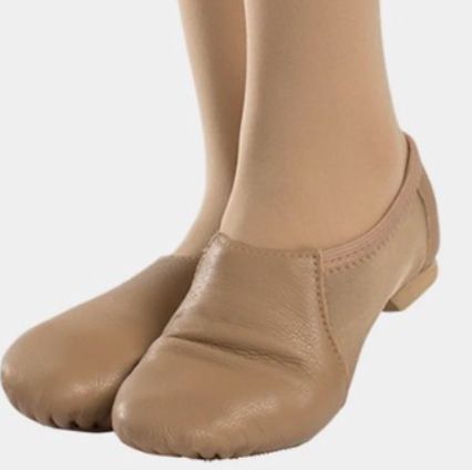 Wider &amp; Larger Jazz Shoe Sizes TAN Web