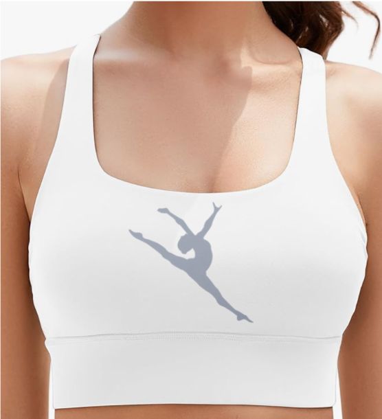 VELOCITY White Sports Bra