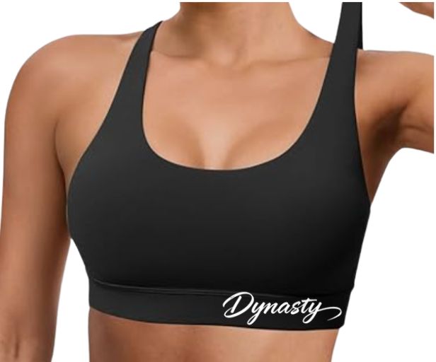 DYNASTY Black Sports Bra