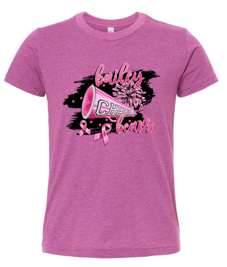 Bailey Cheer Pink Out Tee