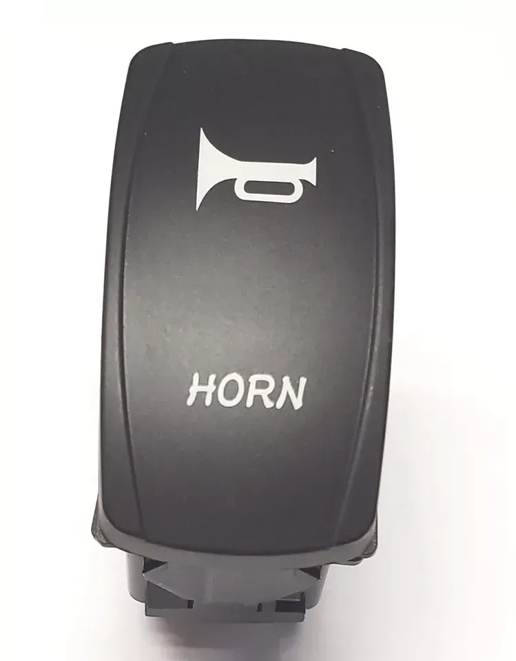 POLARIS HORN KIT LIGHTED ROCKER SWITCH / HEAVY DUTY 20 AMP RELA Y 2018-2025