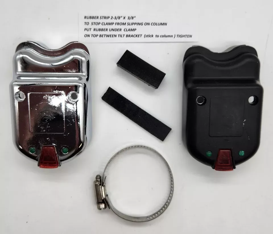 UNIVERSAL SIGNAL SWITCH REPLACEMENT METAL CAP BLACK OR CHROME