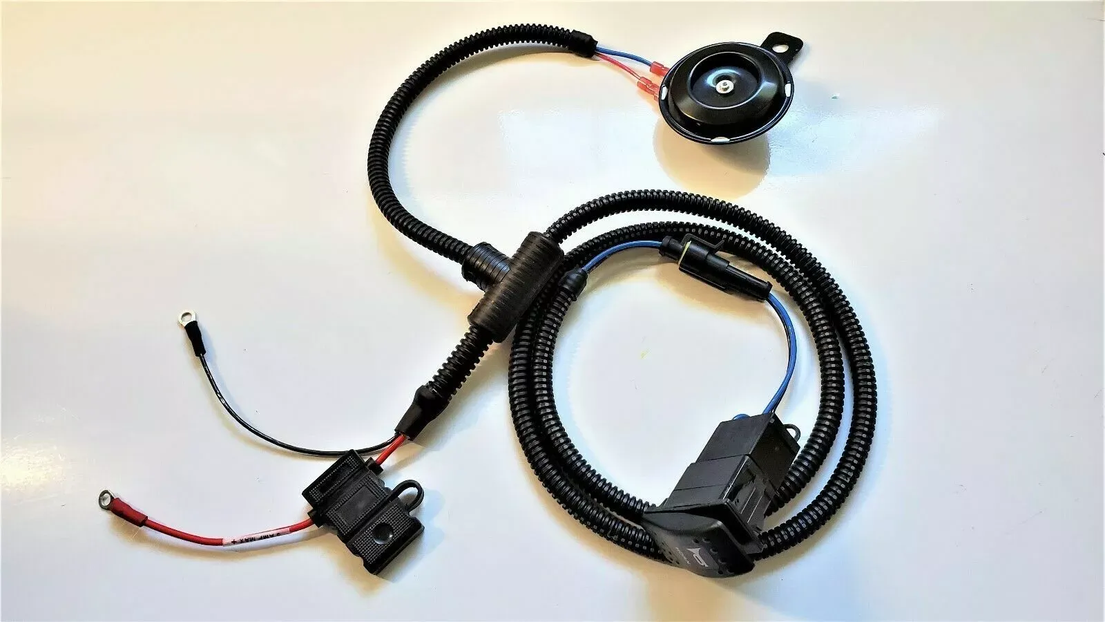 POLARIS HORN KIT WITH BLUE LIGHTED ROCKER SWITCH 2013-2025