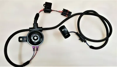 POLARIS HORN KIT WITH BLUE LIGHTED ROCKER SWITCH 2013-2025
