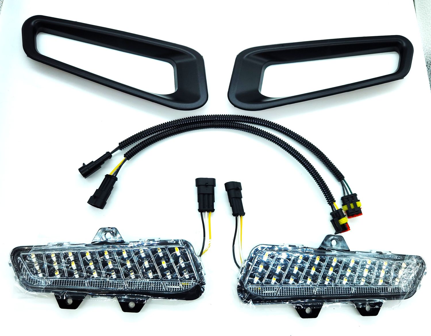 Front Bumper Lights Auxiliary Turn Signal for Polaris Ranger XD 1500