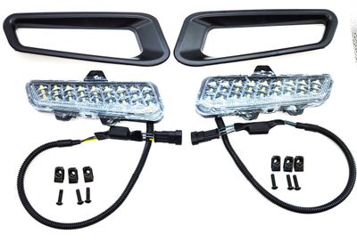 Front Bumper Lights Auxiliary Turn Signal for Polaris Ranger XD 1500