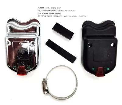 UNIVERSAL SIGNAL SWITCH REPLACEMENT METAL CAP BLACK OR CHROME