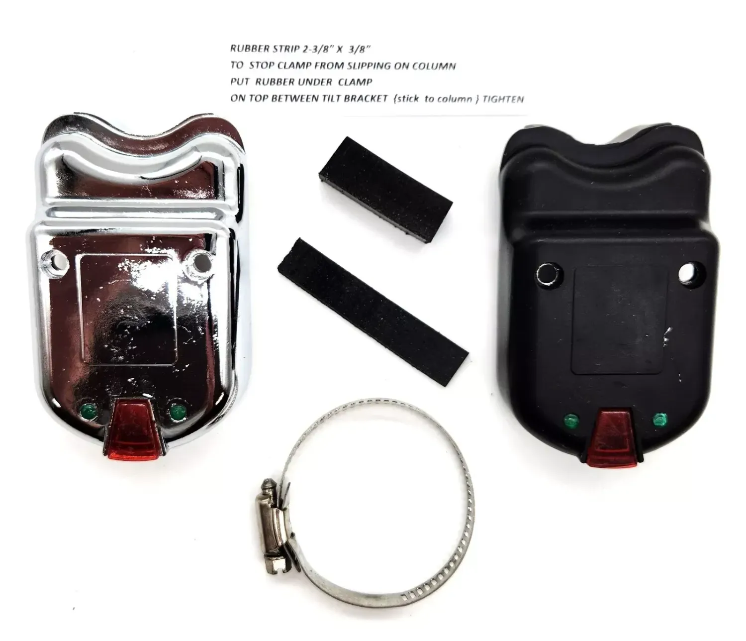 UNIVERSAL SIGNAL SWITCH REPLACEMENT METAL CAP BLACK OR CHROME
