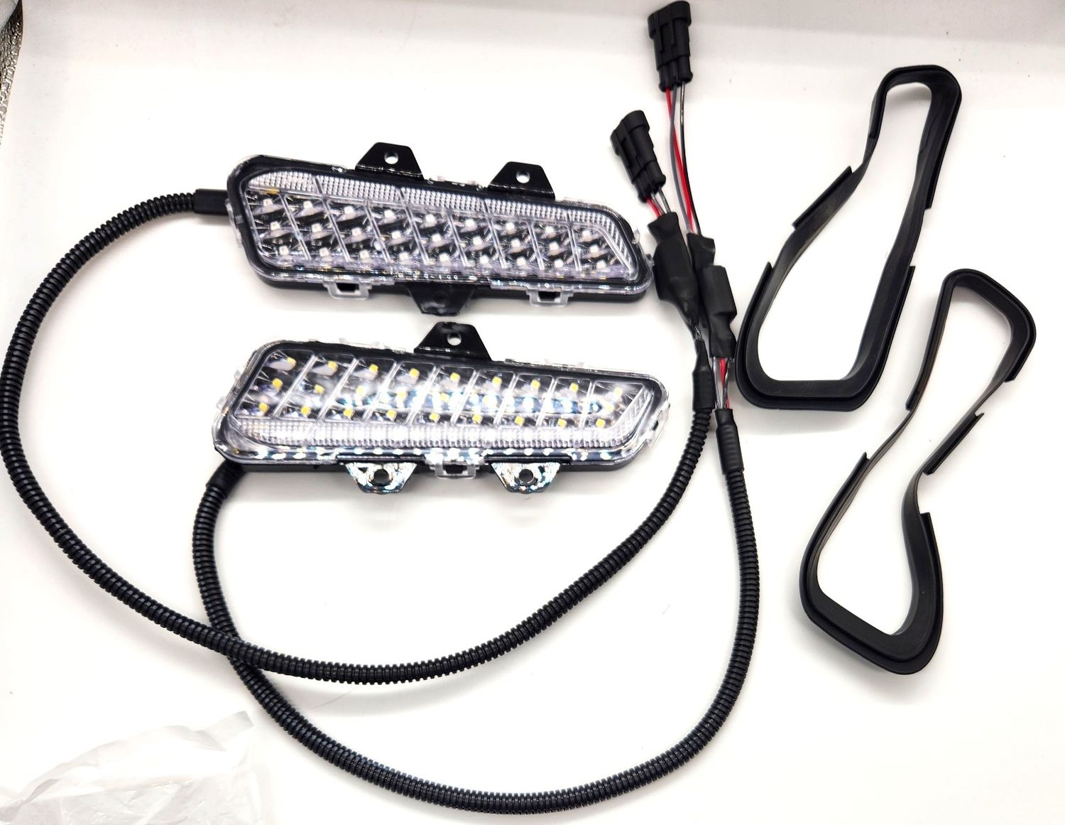 Front Bumper Lights Auxiliary Turn Signal for Polaris XD 1500