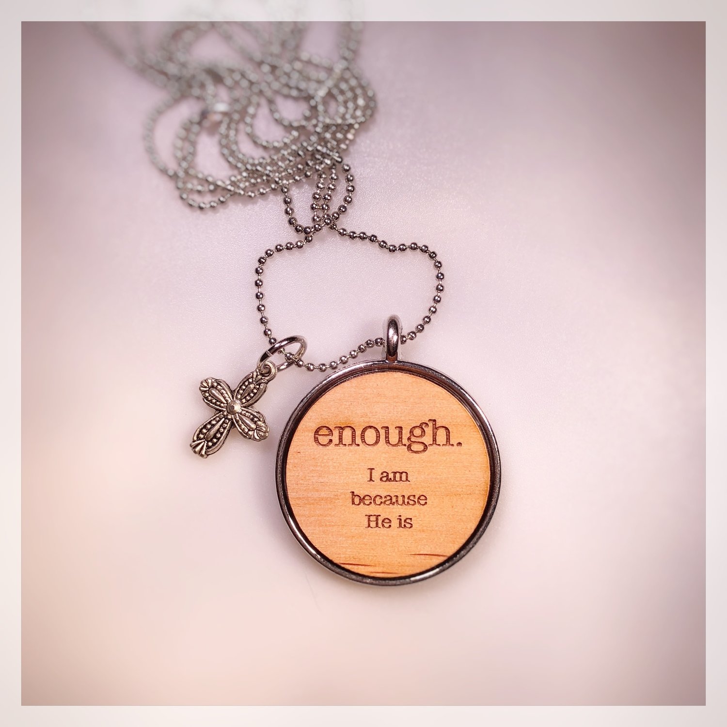 4. ENOUGH Necklace