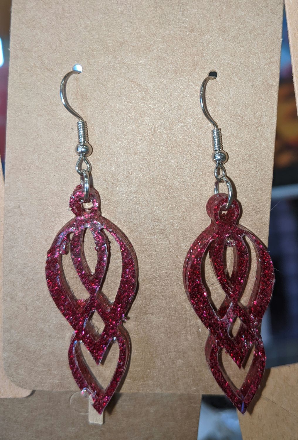 Boucle d&#39;oreilles résine