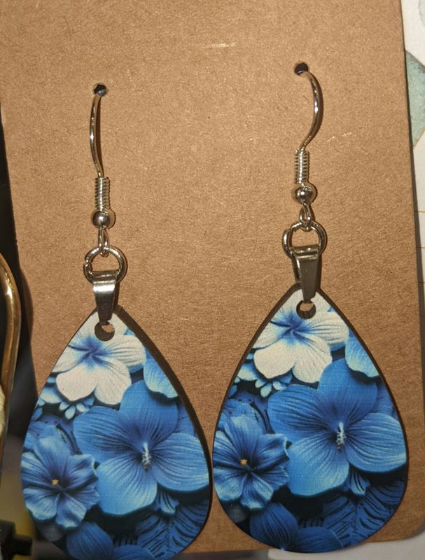 Boucles d&#39;oreilles impression