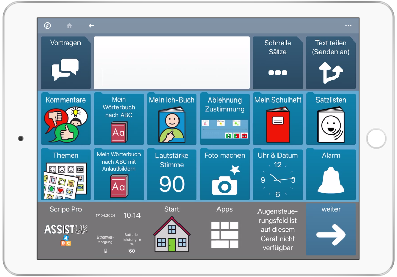 Scripo Pro 4x6 für Grid for iPad