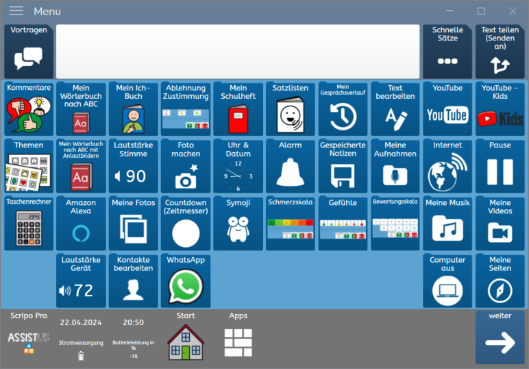 Scripo Pro 6x10 für Grid 3 (Windows)
