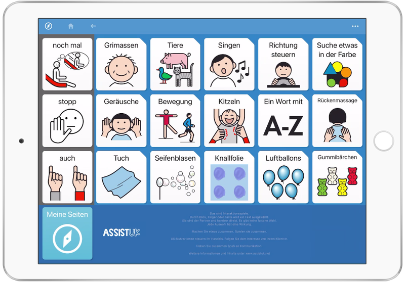 Agismus (Interaktionsspiele) 4x6 für Grid for iPad