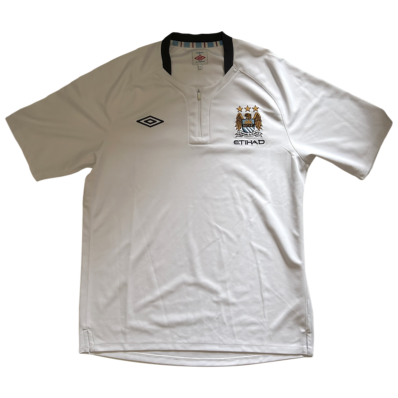 2011-12 Manchester City Umbro 1/4 Zip Training Shirt (XL)