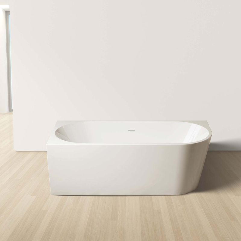 Sani-Homes corner bad links 180x80 cm wit