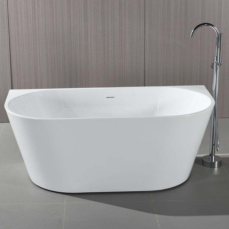 Sani-Homes bad back 2 wall 170x80 cm wit