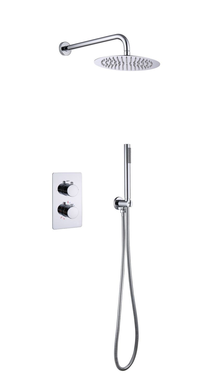 Aloni Inbouw Thermostatische Doucheset met Regendouchekop (Ø25CM) (meerdere kleuren)