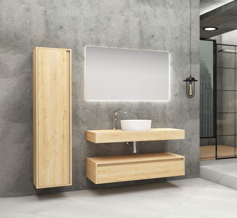 Aloni Lina Badkamerset (120CM) - Safir