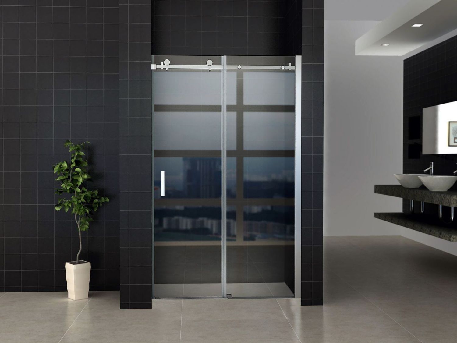 Aloni Douche Schuifdeur in NIS 8MM 140 CM