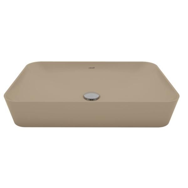 Creavit Ultra Keramische Opbouw Wastafel Cappuccino