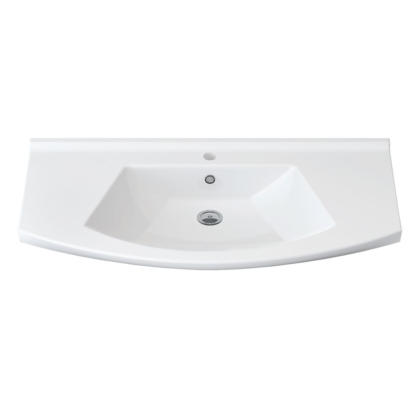 Aloni Aleco Keramische Wastafel - Wit
