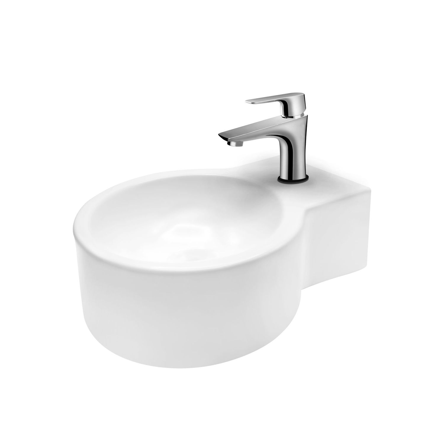 Aloni Keramische Wastafel - Wit